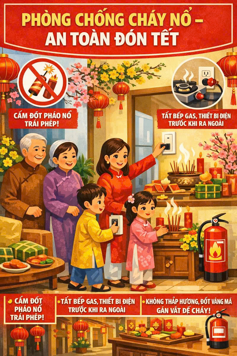 BÀI TUYÊN TRUYỀN PHÒNG CHỐNG CHÁY NỔ TRONG DỊP TẾT